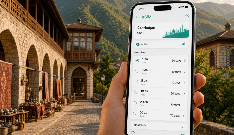 Sheki eSIM Guide for Mobile Internet