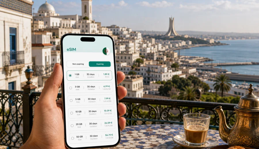 Algiers eSIM: Mobile Internet Travel Guide