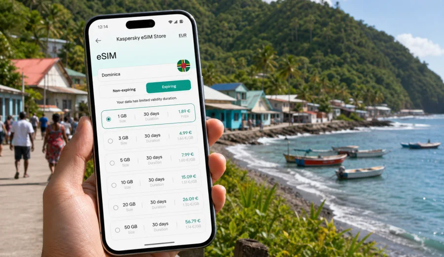 Castle Bruce eSIM: Mobile Internet in Dominica