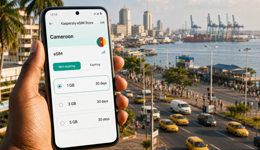 Douala eSIM for mobile internet in Cameroon