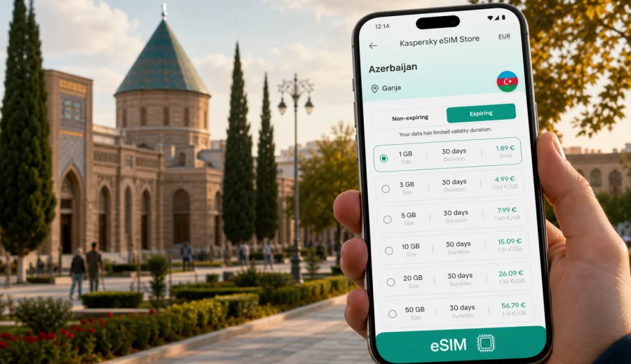Ganja eSIM: Mobile Internet for Your Trip