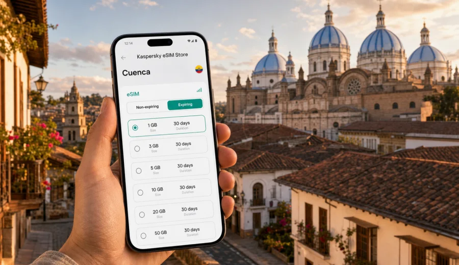 Cuenca eSIM: mobile internet for your trip