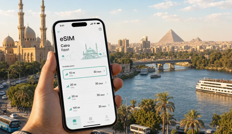 Cairo eSIM: Mobile Internet for Your Trip