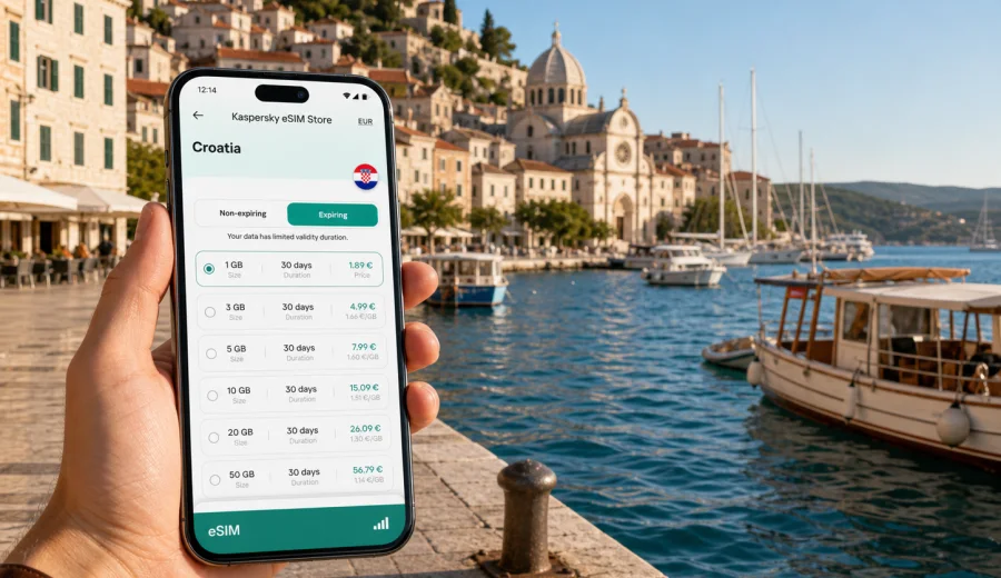 Sibenik eSIM: mobile connection and internet guide