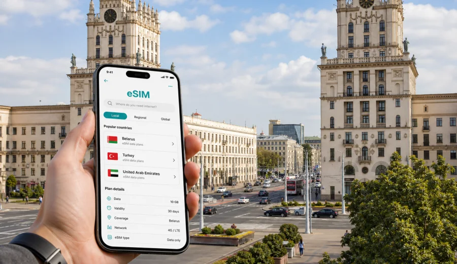 Minsk eSIM: mobile internet for your trip