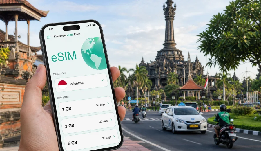 Denpasar eSIM for mobile internet in Bali