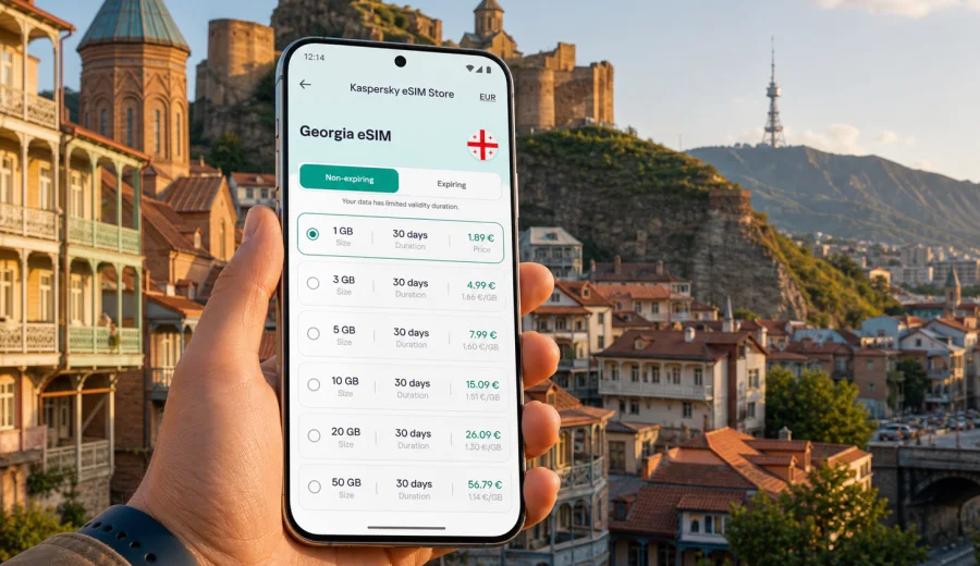Georgia eSIM: mobile internet travel guide