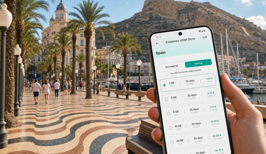 Alicante eSIM: Mobile Internet for Your City Trip