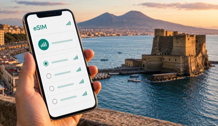 Naples eSIM: mobile internet for your trip