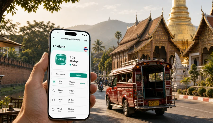 Chiang Mai eSIM: mobile connection and internet