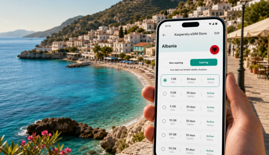 Himare eSIM for Mobile Internet in Albania