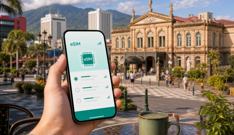 San Jose eSIM for Costa Rica travel