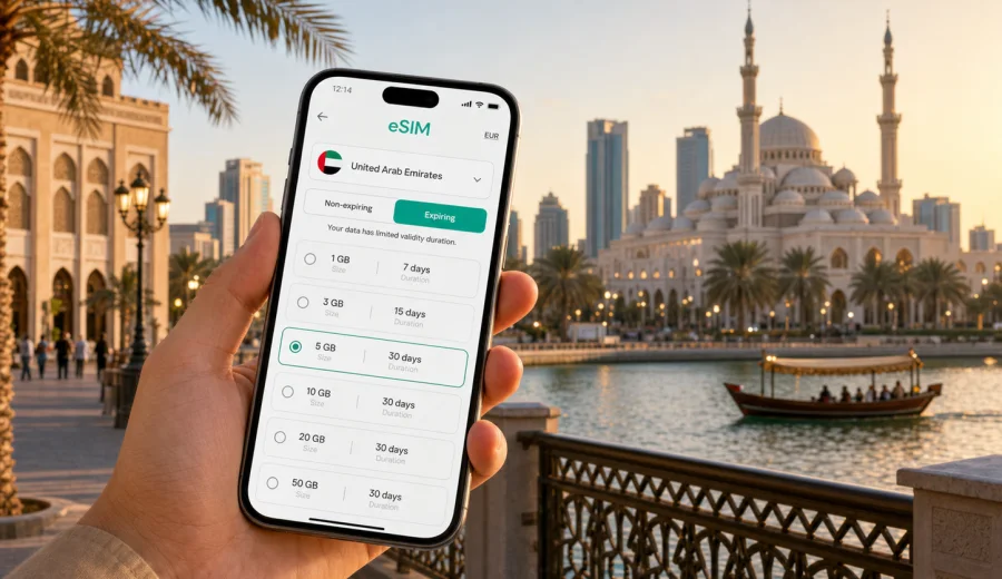 Sharjah eSIM: Mobile Internet Travel Guide