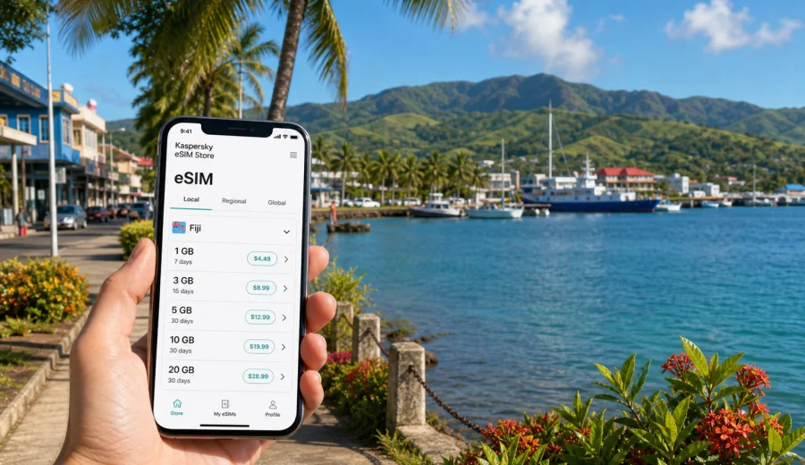 Lautoka eSIM: Mobile Internet for Fiji Travel