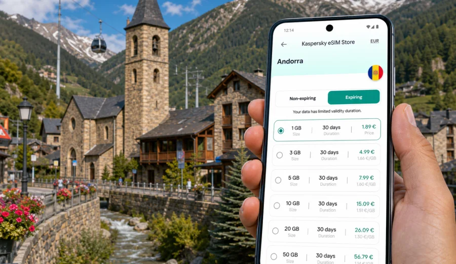Canillo eSIM for mobile internet in Andorra