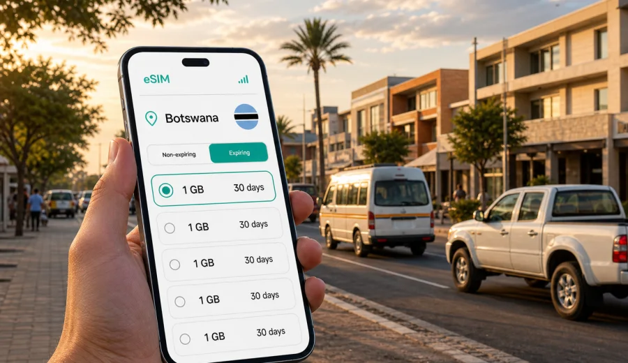 Francistown eSIM for Mobile Internet
