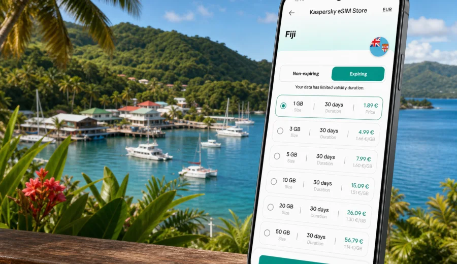 Savusavu eSIM for mobile internet in Fiji