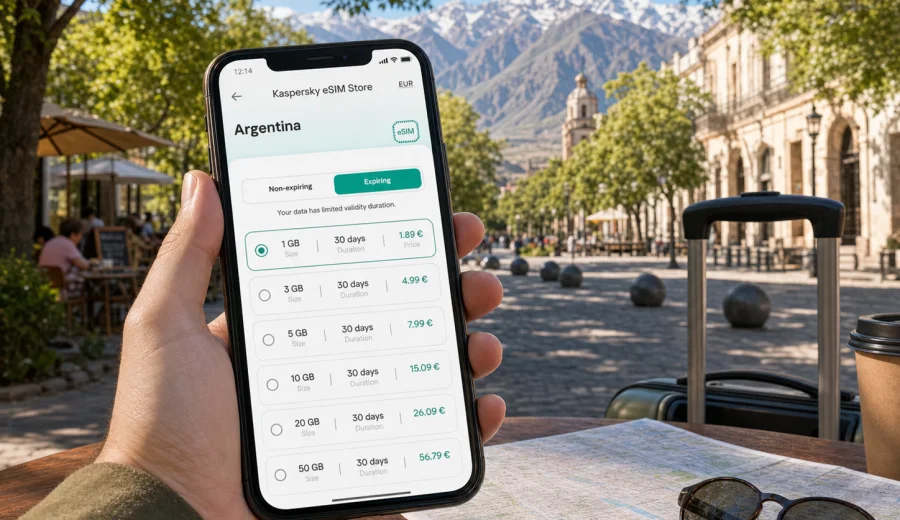 Mendoza eSIM for Mobile Internet Travel