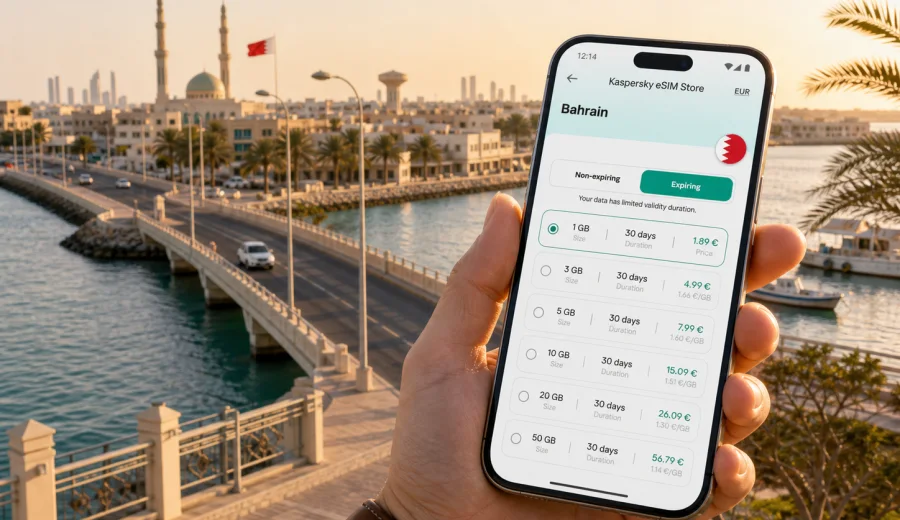 Sitra eSIM: mobile internet for Bahrain trips