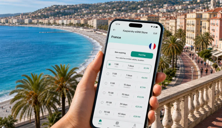 Nice eSIM for Mobile Internet in France