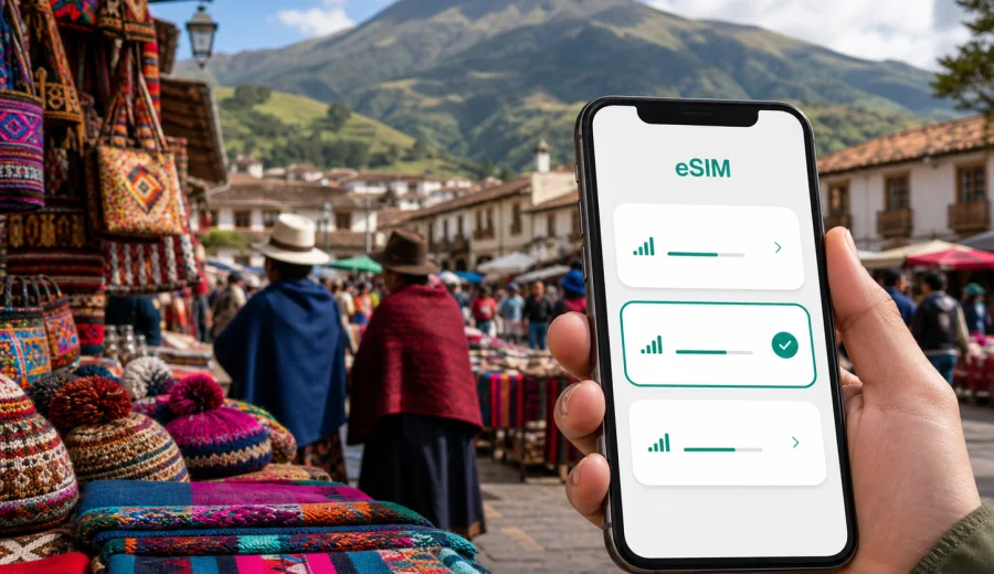 Otavalo eSIM: Mobile Internet for Your Trip