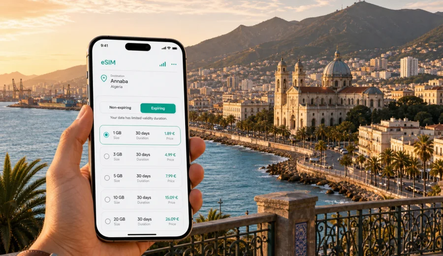 Annaba eSIM for Mobile Internet