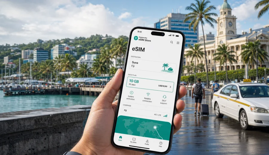 Suva eSIM for Mobile Internet in Fiji