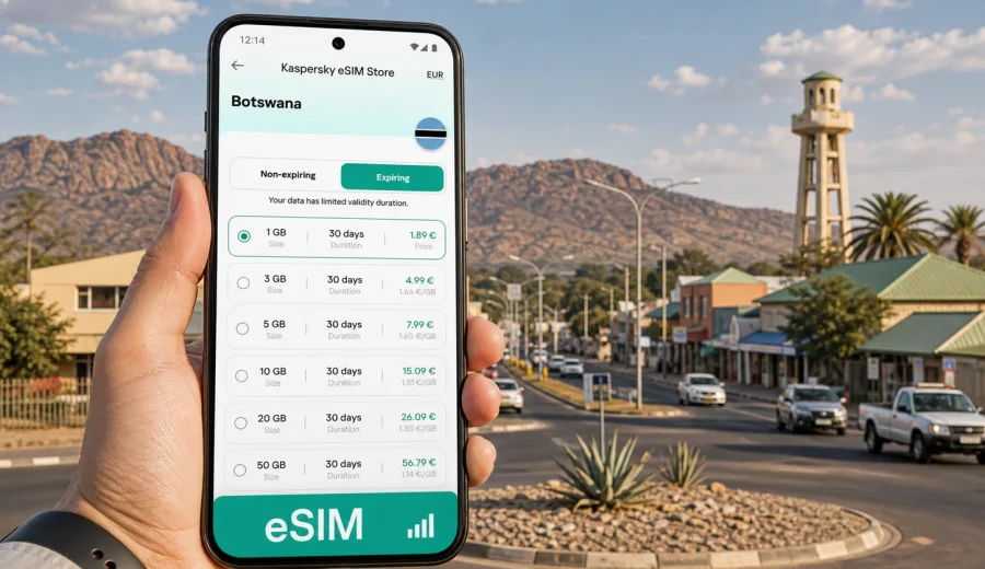 Palapye eSIM for mobile internet in Botswana
