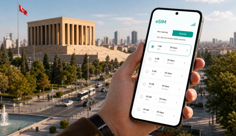 Ankara eSIM: Mobile Internet for Your Trip