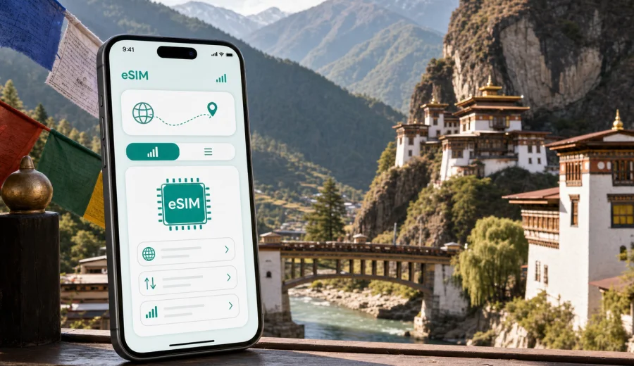 Paro eSIM: Mobile Internet for Bhutan Travel