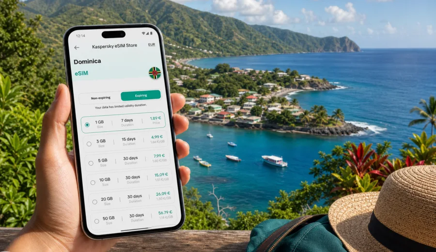 Scotts Head eSIM for travel in Dominica