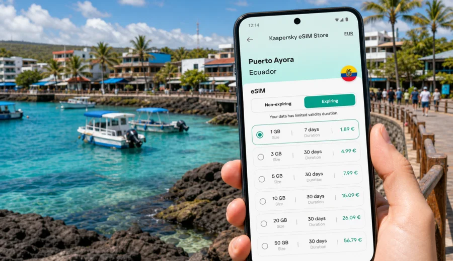 Puerto Ayora eSIM for mobile internet