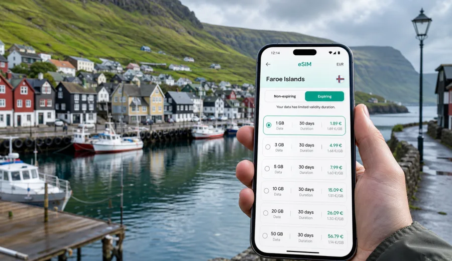 Tvoroyri eSIM for Mobile Internet