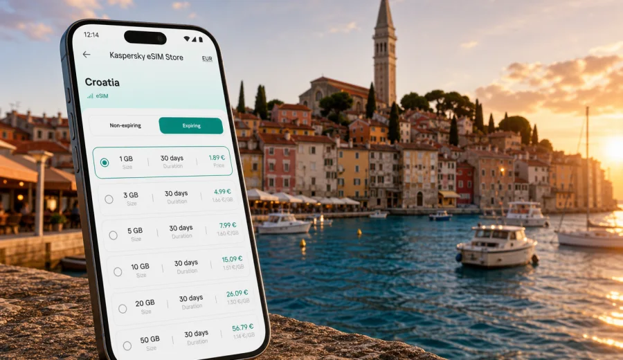 Rovinj eSIM: Mobile Internet for Croatia
