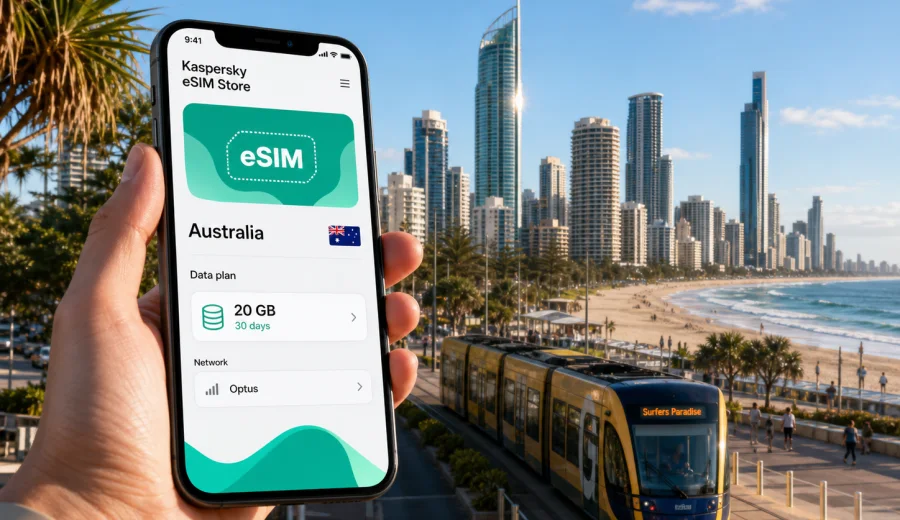 Gold Coast eSIM: Mobile Internet Guide