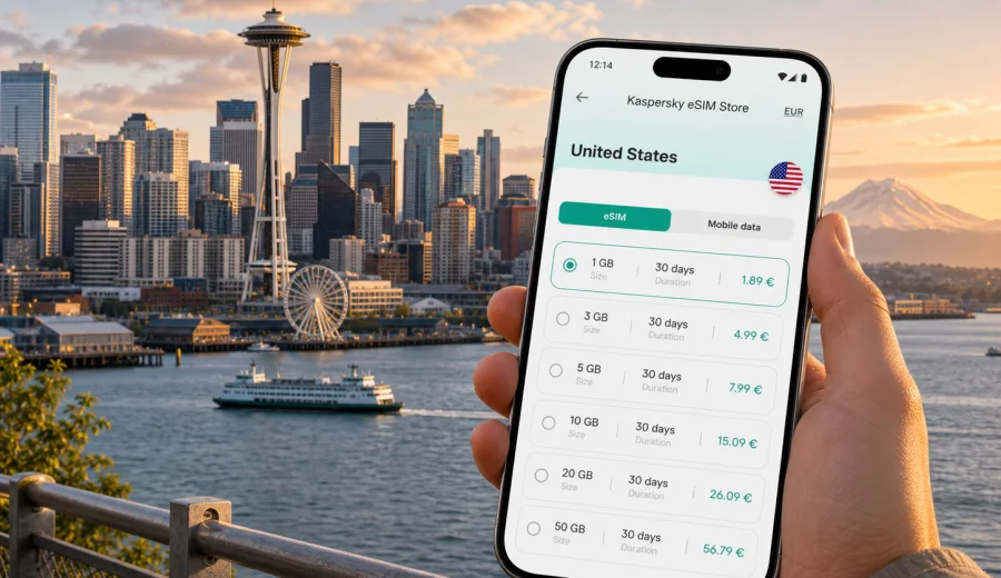 Seattle eSIM for Mobile Internet