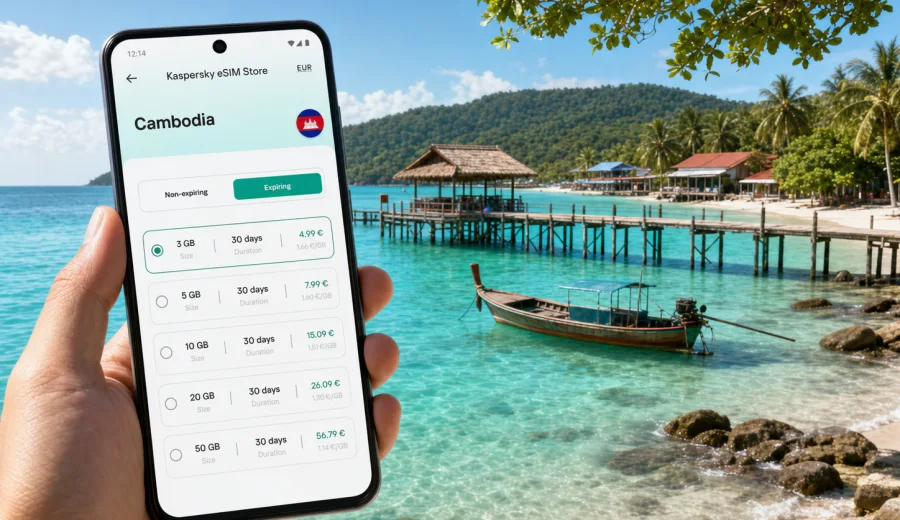 Koh Rong eSIM: Mobile Internet in Cambodia