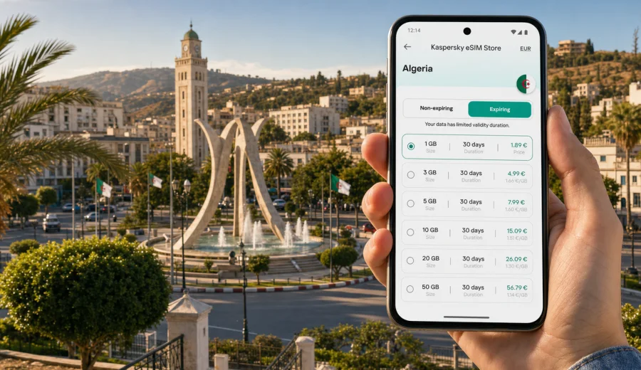 Setif eSIM for mobile internet in Algeria
