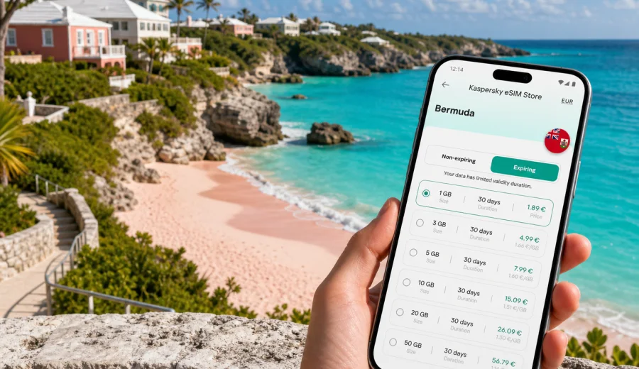 Warwick eSIM for Bermuda travel