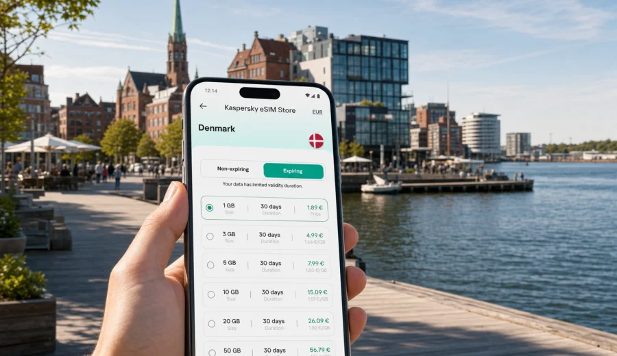 Aalborg eSIM for mobile internet in Denmark