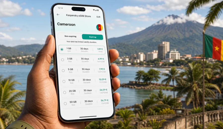 eSIM for Cameroon: mobile internet guide
