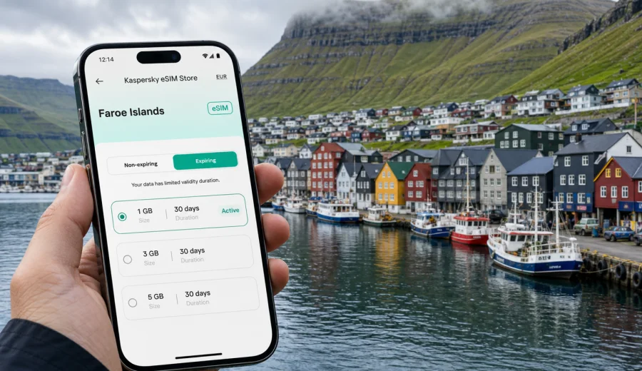 Klaksvik eSIM for mobile internet