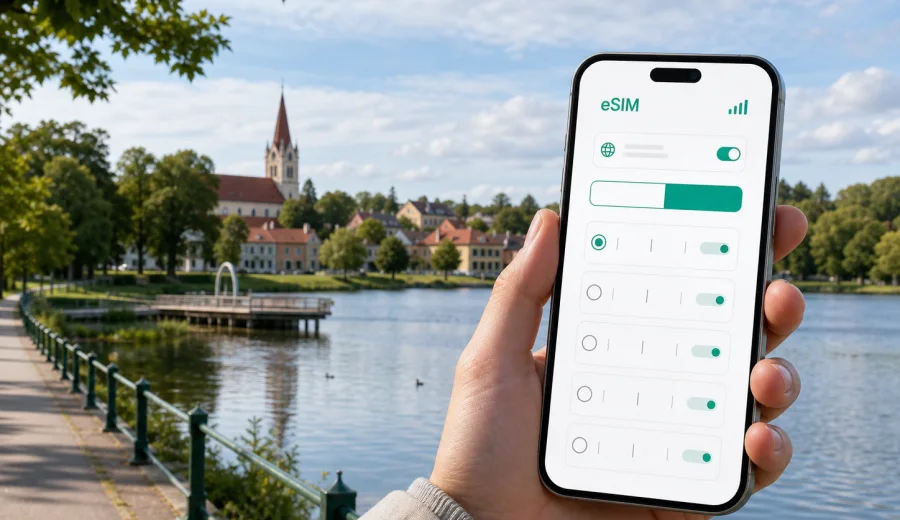Voru eSIM: Mobile Internet for Estonia Travel