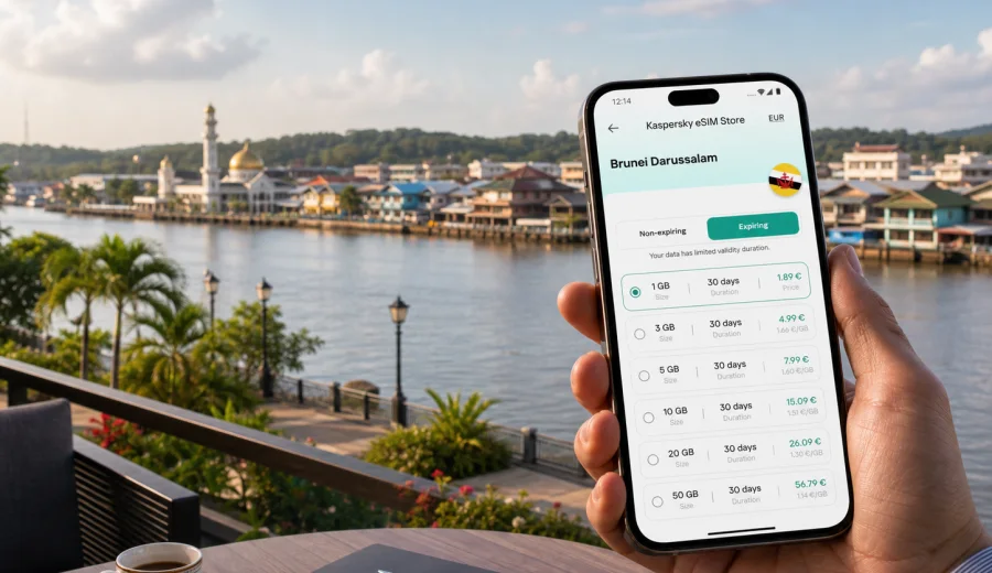 Kuala Belait eSIM for mobile internet