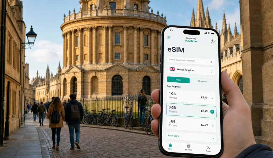 Oxford eSIM Guide for Mobile Internet