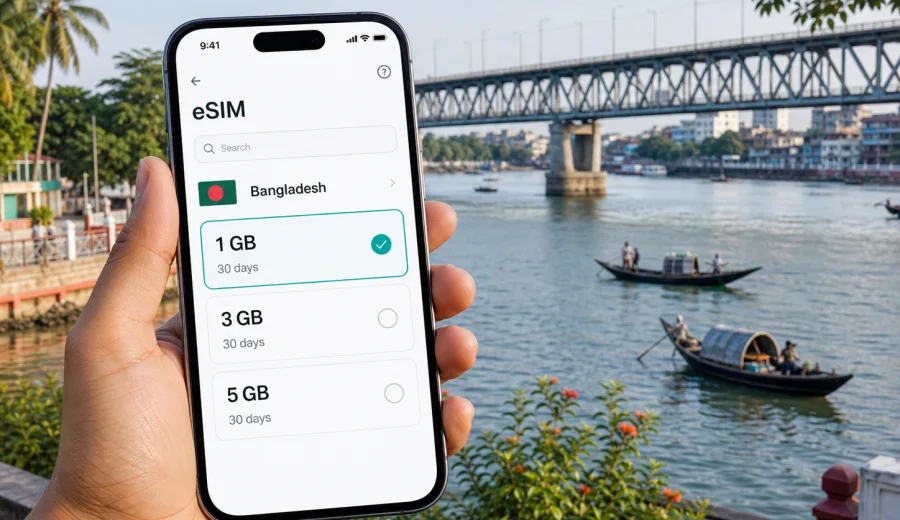 Khulna eSIM: Mobile Internet Travel Guide
