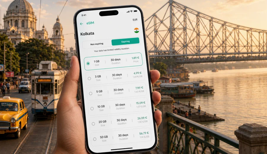 Kolkata eSIM Guide for Mobile Internet