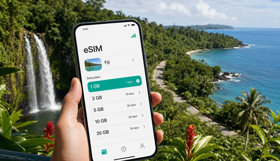 Taveuni eSIM for mobile internet in Fiji