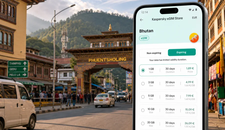 Phuentsholing eSIM: mobile internet guide