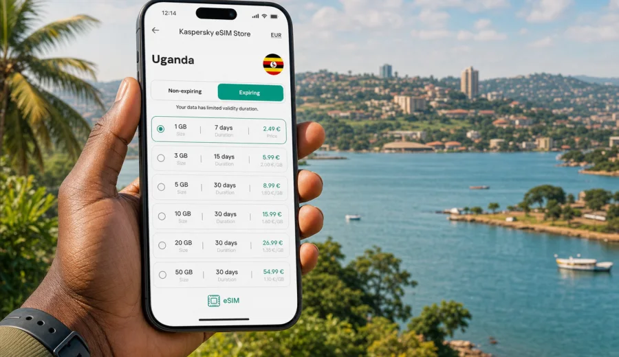 Uganda eSIM for mobile internet